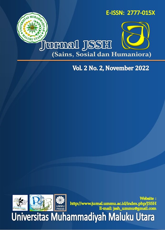 JURNAL SAINS SOSIAL dan HUMANIORA