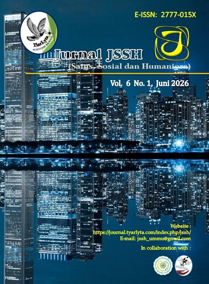 					View Vol. 6 No. 1 (2026): JSSH : Jurnal Sains, Sosial dan Humaniora
				